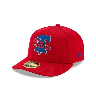 Sapca New Era Philadelphia Phillies MLB Clubhouse Collection Low Profile 59FIFTY Fitted - Rosii